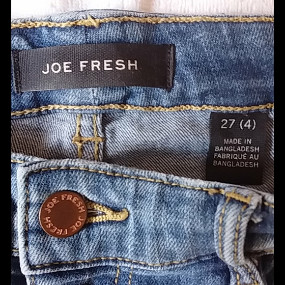 Joe fresh flared medium indigo ripped jeans - Picture 4 of 7
